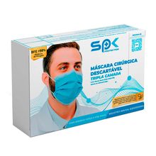 Máscara Descartável Tripla com Clipe Nasal - SP Protection