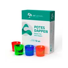 Pote Dappen Vidro Colorido - AF do Brasil
