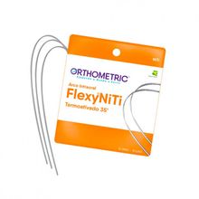 Arco Termoativado Flexy NiTi Thermal 35º Quadrado - Orthometric