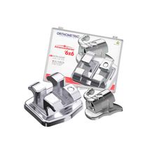 Kit Bráquete Aço Advanced Roth .022 + Arcos + Elásticos - Orthometric