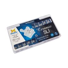 Kit Bráquete Cerâmico Autoligado Ceramic SLI Roth .022
