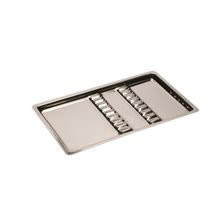 Bandeja com Separação Inox  Duflex - SS White